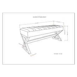 David Large Ottoman Bench - WyndenHall 23 David Large Ottoman Bench - WyndenHall -Furniture Store GUEST 30ee768a 2804 4f22 a533 7a6f62b9bd72