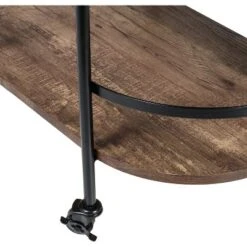 Honey-Can-Do 3 Tier Oval Bar Cart Walnut -Furniture Store GUEST 312820c4 0468 4b29 9a1d 55f0097d0e61