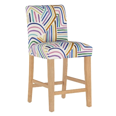 Hendrix Patterned Counter Height Barstool - Skyline Furniture 15 Hendrix Patterned Counter Height Barstool - Skyline Furniture - Image 13