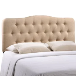 Annabel Queen Upholstered Fabric Headboard - Modway