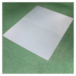 36"x48" Polypropylene Foldable Rectangular Chair Mat For Carpets White - Floortex -Furniture Store GUEST 31ed3c54 1603 4360 88ae 48f48e3b71ce