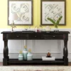 64"L Extra-thick Console Table With Drawers And Shelf-ModernLuxe 1 64"L Extra-thick Console Table With Drawers And Shelf-ModernLuxe -Furniture Store GUEST 3325ec2b 1ca6 403a 939a 44d8209b592d
