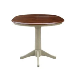 36" Magnolia Round Top Dining Table With 12" Leaf - International Concepts -Furniture Store GUEST 3339fdf5 ef4a 4403 b13c 440ad3f98183