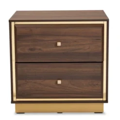 Cormac Wood And Metal 2 Drawer Nightstand - Baxton Studio 13 Cormac Wood And Metal 2 Drawer Nightstand - Baxton Studio -Furniture Store GUEST 3529b2b0 b9fd 407a 9dbb c3f24f4eafa0
