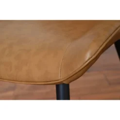 Set Of 2 Cooly Tufted Faux Leather Dining Chairs Camel - Abbyson Living -Furniture Store GUEST 353e7408 ff50 44d9 b8e0 41412cfd88bc