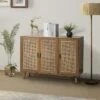 Filippo 3-Door Accent Contemporary Storage Cabinet With Rattan| KARAT HOME -Furniture Store GUEST 3568d44e 3a23 4aa2 9694 37f10be5365e
