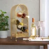 Twine Trellis Wine Rack, Holds 7 Bottles, Gold Countertop Wine Storage, Cast Iron -Furniture Store GUEST 35a9e529 3e18 46d9 81a8 f7c24c301cf1