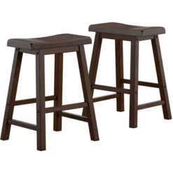 Set Of 2 24" Watkins Saddle Seat Backless Counter Height Barstools - Inspire Q 18 Set Of 2 24" Watkins Saddle Seat Backless Counter Height Barstools - Inspire Q -Furniture Store GUEST 3602a492 3464 4bd2 b374 ba8cfaea9c02