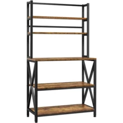 Yaheetech 5-Tier Kitchen Baker's Rack Utility Storage Shelf With 5 Shelves & Adjustable Feet -Furniture Store GUEST 36260c66 99bb 44e4 9fee ce71482049f4