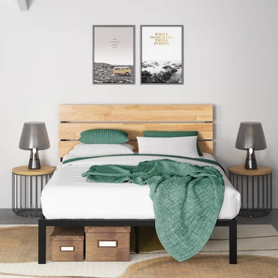 Paul Metal Platform Bed Frame Natural -ZINUS 6 Paul Metal Platform Bed Frame Natural -ZINUS - Image 4