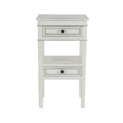 Distressed Wooden Side Table With Drawers - Olivia & May 17 Distressed Wooden Side Table With Drawers - Olivia & May -Furniture Store GUEST 38c931d3 c100 4639 b047 0286d98ed5b0