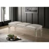 Simple Relax Leatherette And Acrylic Bench In Pearl White Finish 2 Simple Relax Leatherette And Acrylic Bench In Pearl White Finish -Furniture Store GUEST 39c6206d a848 469f b671 4c8ffab3e02c
