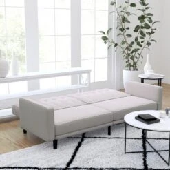 Merrick Lane Mid Century Modern Split-Back Sofa Futon With 3 Recline Positions -Furniture Store GUEST 3c6dcc65 3ba3 4fcf 9629 355e90522b8a