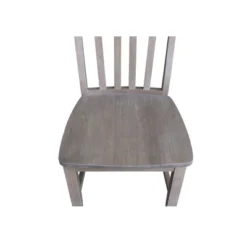 5pc Solid Wood 30" X 48" Dining Table And 4 Cafe Chairs Washed Gray Taupe - International Concepts -Furniture Store GUEST 3dc58f66 e3c8 4153 a89c 6e42a5be863e