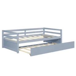 Costway Twin Size Trundle Daybed Wooden Slat Support Mattress Platform For Kids EspressoWhite 24 Costway Twin Size Trundle Daybed Wooden Slat Support Mattress Platform For Kids EspressoWhite -Furniture Store GUEST 3eb318b5 b454 46f8 aef6 add257e9f485
