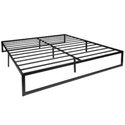 Flash Furniture 14 Inch Metal Platform Bed Frame - No Box Spring Needed With Steel Slat Support And Quick Lock Functionality -Furniture Store GUEST 41ff8005 738c 48d8 9e2a 4735288ff358