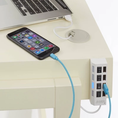 Parsons Writing Desk With Drawer And USB Port - Buylateral 5 Parsons Writing Desk With Drawer And USB Port - Buylateral - Image 3