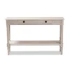 Ariella Whitewashed 1 Drawer Console Table White - Baxton Studio 2 Ariella Whitewashed 1 Drawer Console Table White - Baxton Studio -Furniture Store GUEST 439f08a7 a143 468e af27 a458e6d50602