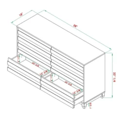 Ilya Solid Wood Modern Panel Front 6 Drawer Dresser - Saracina Home 31 Ilya Solid Wood Modern Panel Front 6 Drawer Dresser - Saracina Home -Furniture Store GUEST 444194b5 0b39 45be 9090 0d7dbeceade2