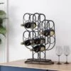 Ferrat Modern Industrial 13 Bottle Tabletop Cactus Wine Rack Black - Christopher Knight Home -Furniture Store GUEST 4523bbdf 5be1 4fb8 8978 4f4fe35589dd