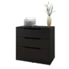 Next 3 Drawer Filing Cabinet Black - Nexera -Furniture Store GUEST 45398664 4a66 4055 a898 5b0d90e2f24b