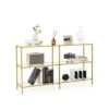Costway 3-tier 51.5'' Long Glass Console Sofa Entryway Table For Hallway, Living Room 1 Costway 3-tier 51.5'' Long Glass Console Sofa Entryway Table For Hallway, Living Room -Furniture Store GUEST 453d910b 0e50 4f5a 80cb a858d5eaea20