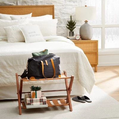 Wood & Cane Transitional Nightstand - Hearth & Hand™ With Magnolia 10 Wood & Cane Transitional Nightstand - Hearth & Hand™ With Magnolia - Image 8