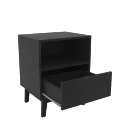 Victoria 1 Drawer Nightstand - Polifurniture