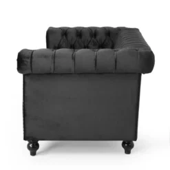 Brinkhaven Modern Glam Tufted Velvet Loveseat With Nailhead Trim - Christopher Knight Home -Furniture Store GUEST 46ebb8a8 cefc 48b5 8052 51382232abce