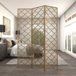 Modern Metal Filigree Room Divider Screen Gold - Olivia & May 16 Modern Metal Filigree Room Divider Screen Gold - Olivia & May -Furniture Store GUEST 47027a9f 8e80 4847 9e23 1ccc62c23ce6