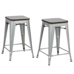24" Emil Square Counter Height Barstool - Carolina Chair & Table 9 24" Emil Square Counter Height Barstool - Carolina Chair & Table -Furniture Store GUEST 4859e5de fe7a 4424 a566 595a1dbec640