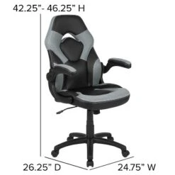 Emma And Oliver Gaming Desk & Chair Set With Cup Holder, Headphone Hook, And Monitor Stand -Furniture Store GUEST 48fa36fb 2f67 4236 aa19 2333d6fdb009