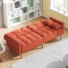 Modern Linen Upholstered Convertible Folding Futon Sofa Bed-ModernLuxe -Furniture Store GUEST 4a180019 e8c5 4137 b313 dcd5b9fe6bc1