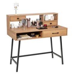 Costway Makeup Vanity Table Computer Writing Desk Storage With Drawer Shelf Industrial -Furniture Store GUEST 4a3df43c 313a 4cd1 babe 5ee9afb58246