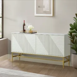 Rudy 65'' Wide Modern Buffet Cabinet Sideboard With Metal Legs| KARAT HOME -Furniture Store GUEST 4b3628b4 001b 4b0e 9ca3 68430c4ca37a