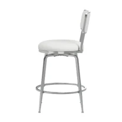 Baltimore Metal And Upholstered Swivel Counter Height Stool Chrome - Hillsdale Furniture -Furniture Store GUEST 4db3fc0e fbe2 4171 b7ff 2fd56ac823da