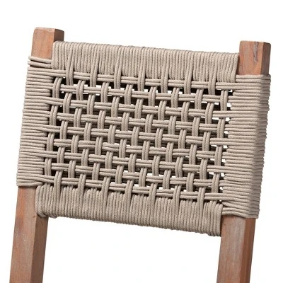 Heyna Woven Rope Mahogany Counter Height Barstool Gray/Natural - Bali & Pari 7 Heyna Woven Rope Mahogany Counter Height Barstool Gray/Natural - Bali & Pari - Image 5