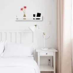 18" X 3.2" 18" Decorative Spice Organizer Rack Shelf White – Danya B. -Furniture Store GUEST 4eff319e 1279 4943 8eeb 8020d9563e7d