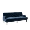 Lyla Upholstered Velvet Futon Blue - Room & Joy 1 Lyla Upholstered Velvet Futon Blue - Room & Joy -Furniture Store GUEST 51db4116 454f 4c80 b8fe 7f9454b50100