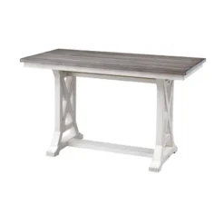 Isle Shores II Counter Height Dining Table Cream - Treasure Trove Accents