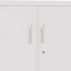 Aobabo 72 Inch Tall 2 Door Locking Metal Storage Cabinet Organizer With 4 Adjustable Shelves And 2 Keys For Garages And Offices -Furniture Store GUEST 56708a80 574d 419f 9b52 327b472d0368