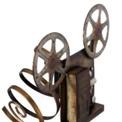 Vintiquewise Decorative Bronze Metal Vintage Single Bottle Film Projector Wine Holder For Tabletop Or Countertop 13 Vintiquewise Decorative Bronze Metal Vintage Single Bottle Film Projector Wine Holder For Tabletop Or Countertop -Furniture Store GUEST 56e584e1 4e97 418a 92bc e7a7ebbd265a