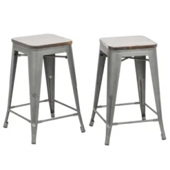 24" Emil Square Counter Height Barstool - Carolina Chair & Table 8 24" Emil Square Counter Height Barstool - Carolina Chair & Table -Furniture Store GUEST 57f77324 8044 4698 89a2 9a3460095150