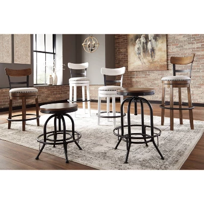 Tall Valebeck Upholstered Swivel Barstool - Signature Design By Ashley 8 Tall Valebeck Upholstered Swivel Barstool - Signature Design By Ashley - Image 6