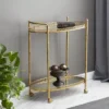 Oval Mirror Rolling Bar Cart Gold - Olivia & May 1 Oval Mirror Rolling Bar Cart Gold - Olivia & May -Furniture Store GUEST 5aed6b41 0642 4986 8eab 62b4e04a7ccd