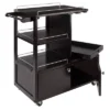 Galen Entertainment Cart With Serving Tray Wood/Espresso - Winsome -Furniture Store GUEST 5c8028cb 08e6 40d1 8683 d3bf1dbf88f2