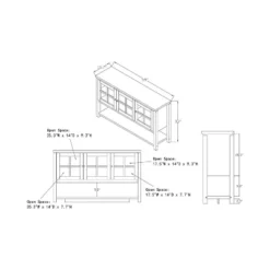 3pc Torrey TV Stand And Media Tower Set Black - HOMES: Inside + Out 14 3pc Torrey TV Stand And Media Tower Set Black - HOMES: Inside + Out -Furniture Store GUEST 5fc0e92d 0226 4fc2 8254 f2c81e7e56c9