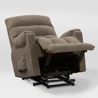 Dallas Power Lift Assist Upholstered Recliner - CorLiving 3 Dallas Power Lift Assist Upholstered Recliner - CorLiving