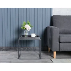 Burnham Home Highlands Side Table Dark Gray - Boraam -Furniture Store GUEST 65a9ed8b d1a2 476b 9624 d7b0f363d73e