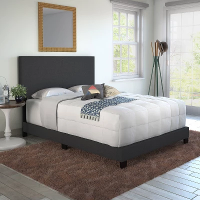 Monroe Linen Upholstered Platform Bed Frame - Eco Dream 8 Monroe Linen Upholstered Platform Bed Frame - Eco Dream - Image 6